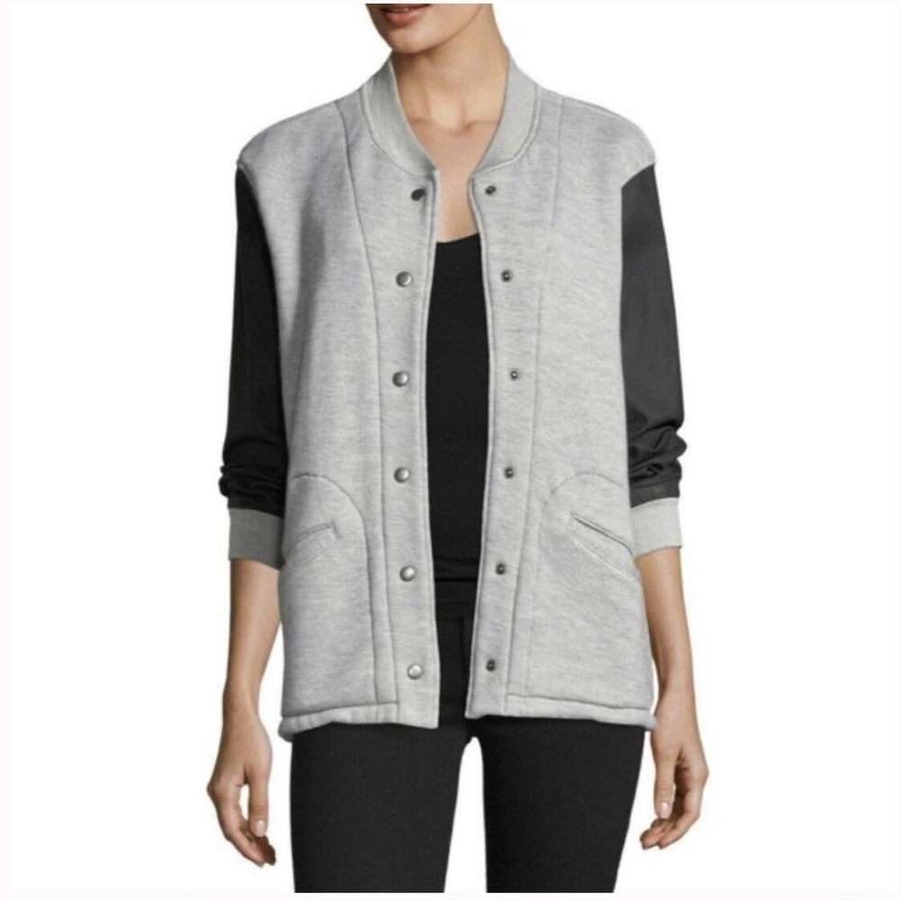 NWT Current/ElliottThe Classic Varsity jacket size 3 Large